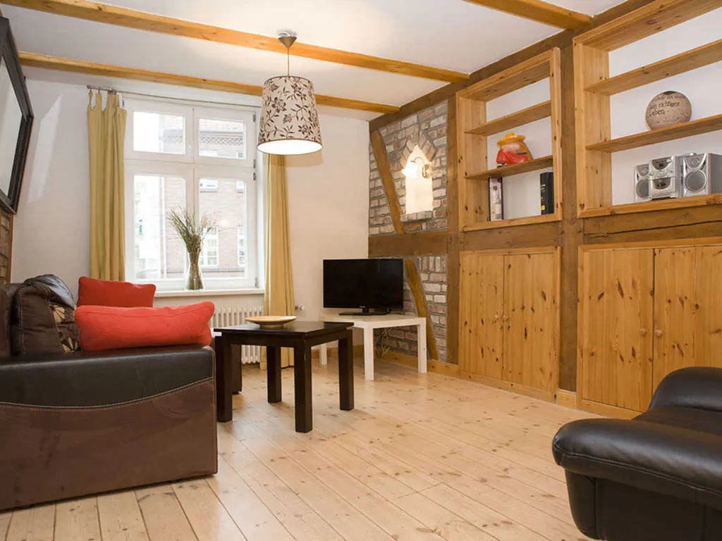Wohnzimmer der Ferienwohnung Westwind